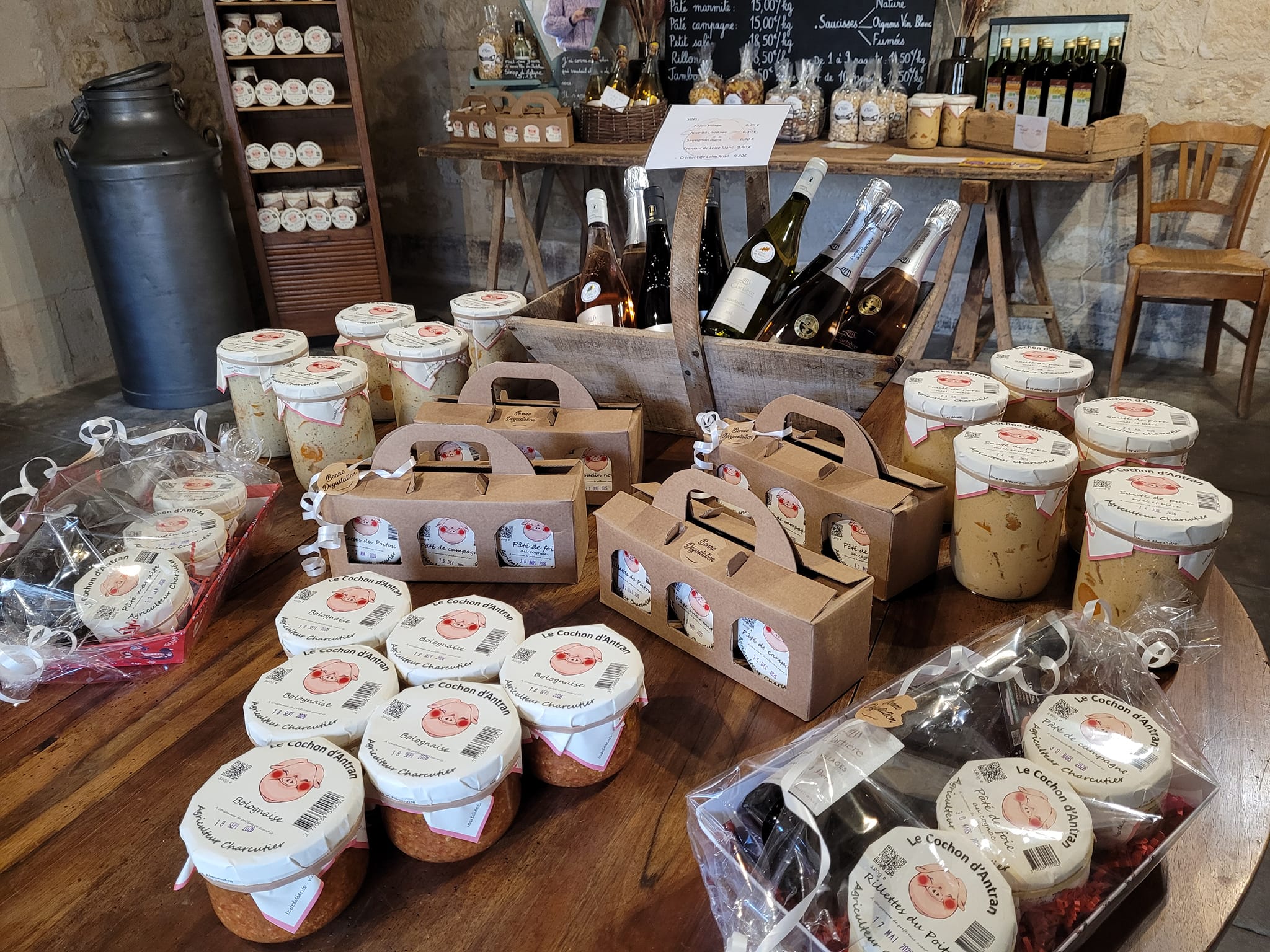 Vente gourmande au Domaine les Chauveaux