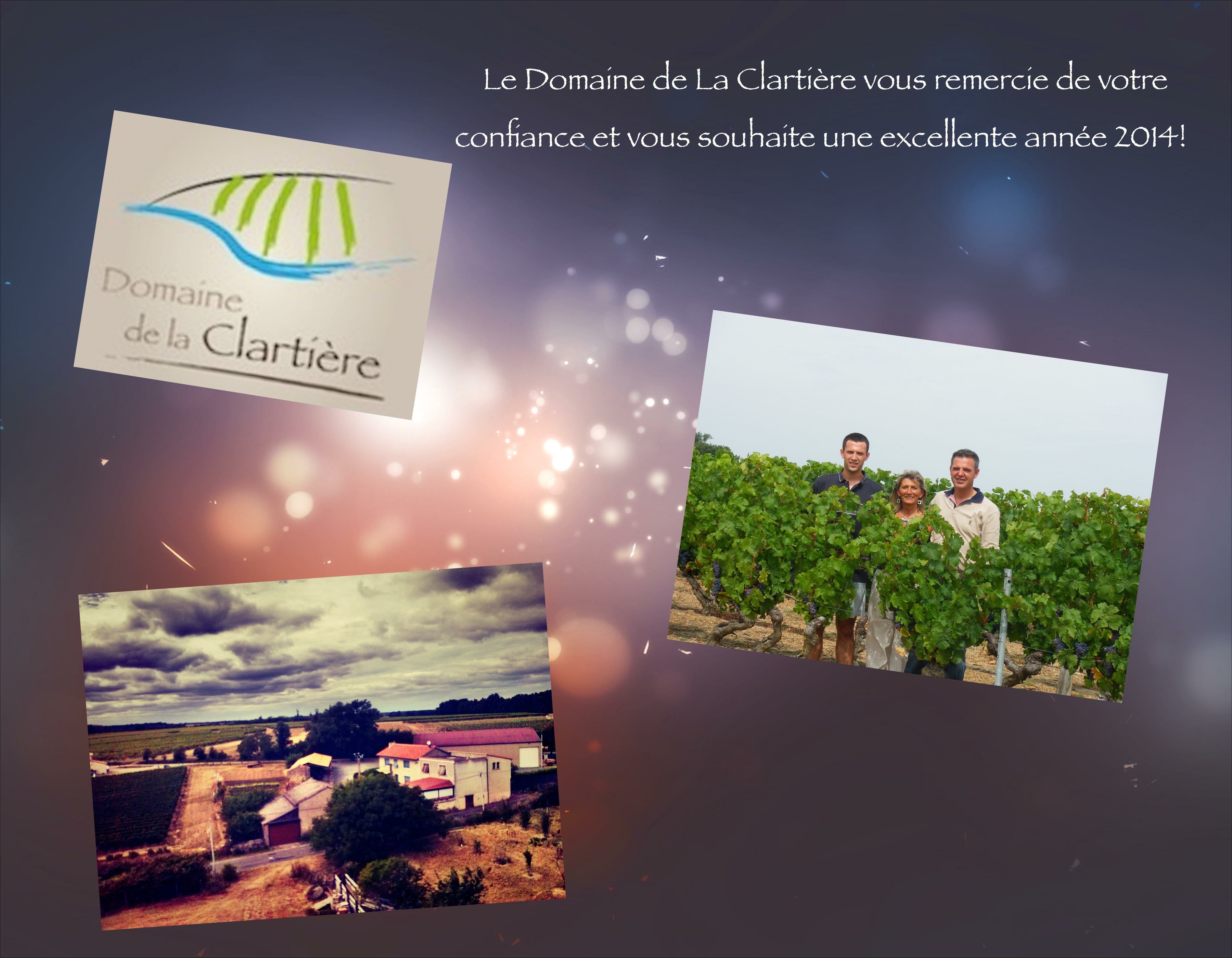 Voeux domaine de la Clartière Voeux domaine de la Clartière